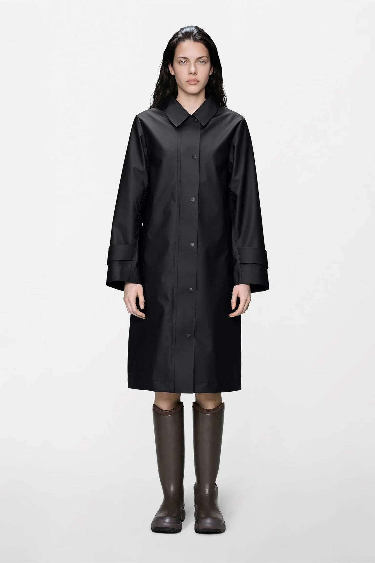 Nara Long W Jacket 21520 01 RAINS 