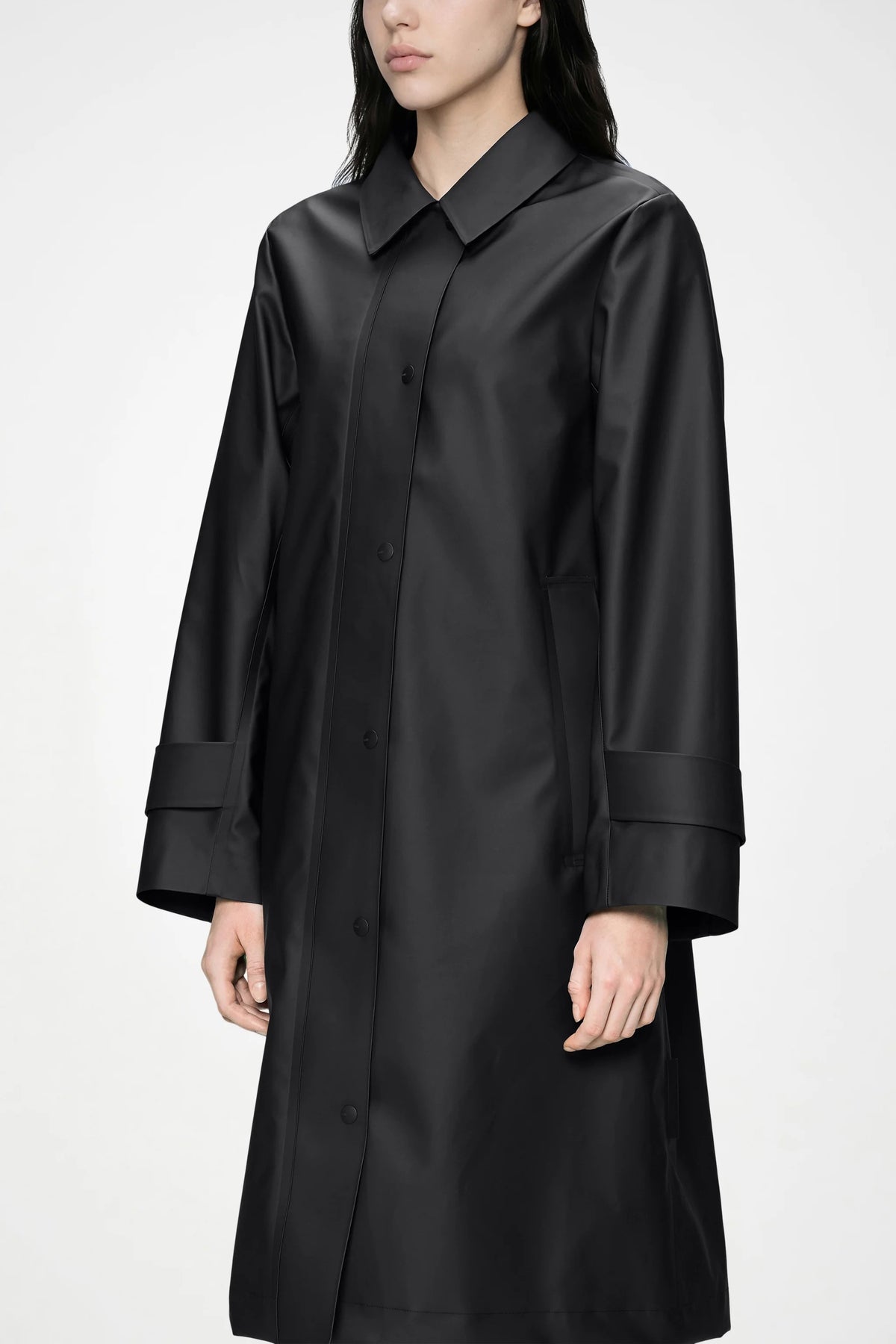 Nara Long W Jacket 21520 01 RAINS 