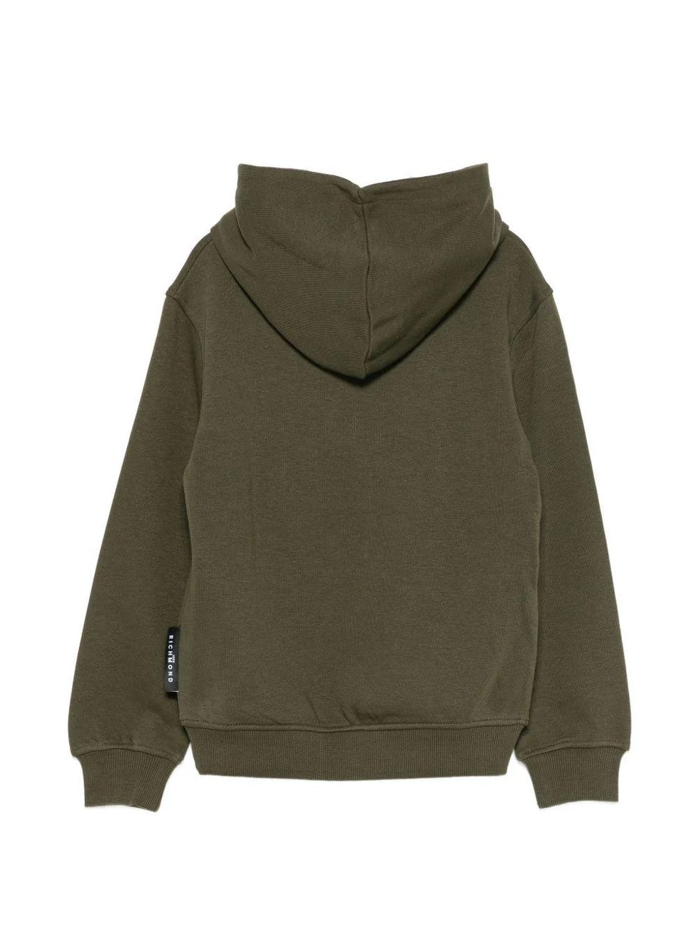 Felpa con patch logo RBA26005FE OLIVE RICHMOND 