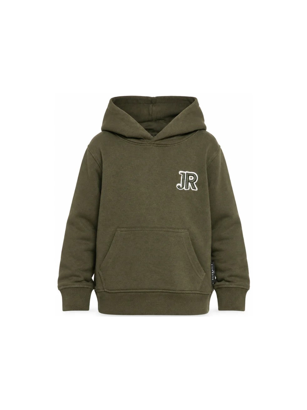 Felpa con patch logo RBA26005FE OLIVE RICHMOND 