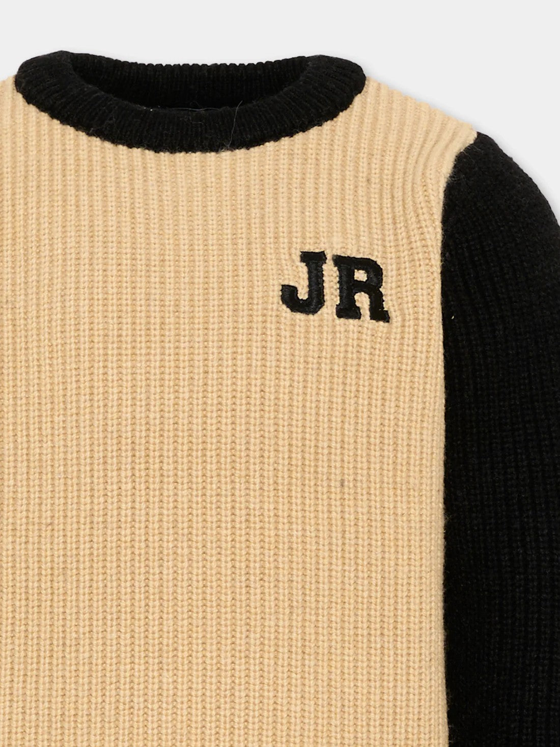 Maglione con logo RBA26092MA KHAKIPALE RICHMOND 
