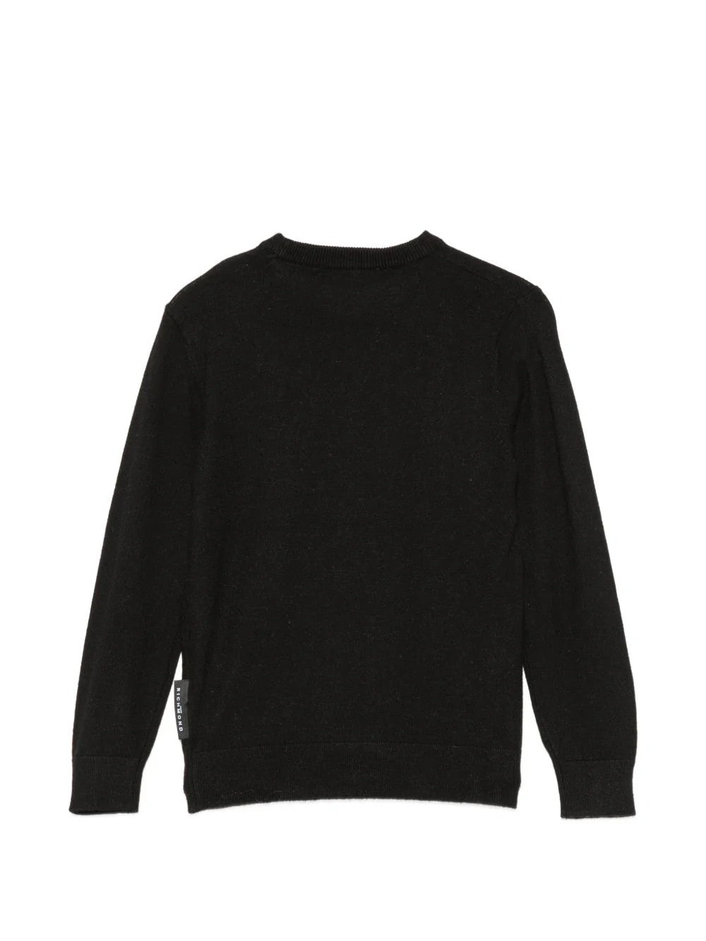 Maglione con logo ricamato RBA26168MA BLACK RICHMOND 
