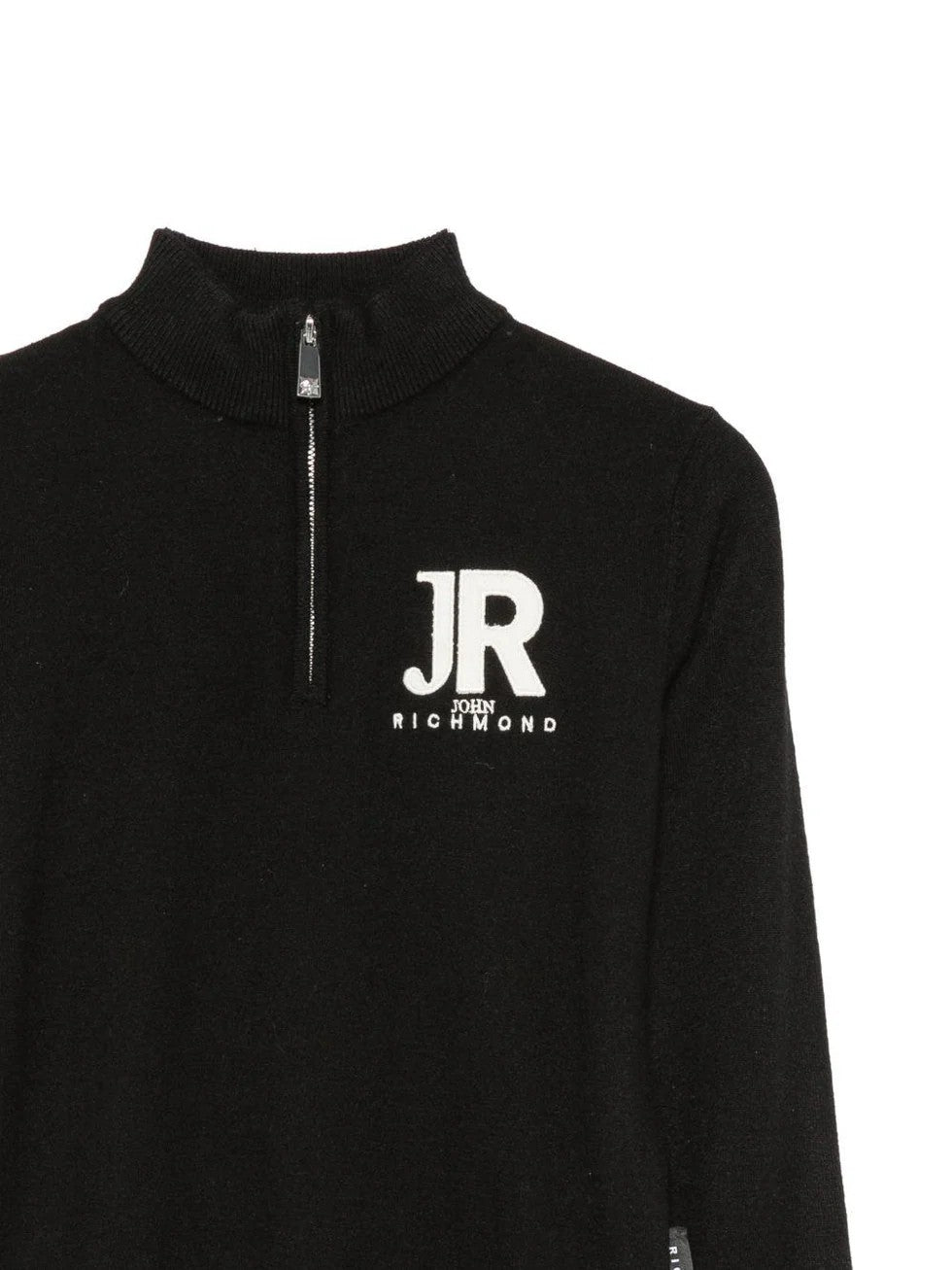Maglione con dettaglio logo ricamato RBA26170LU BLACK RICHMOND 