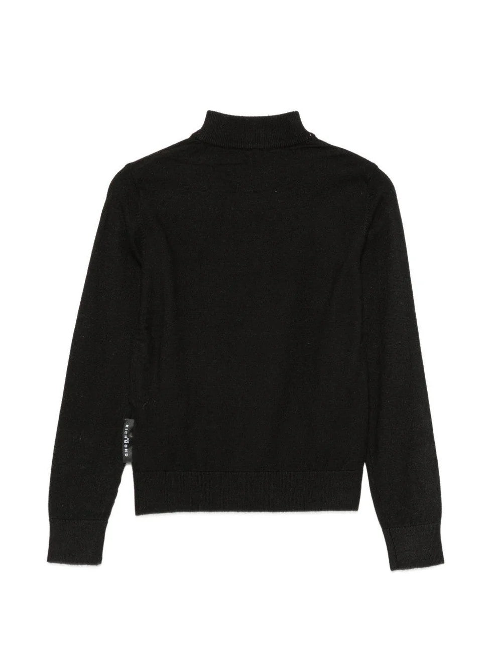 Maglione con dettaglio logo ricamato RBA26170LU BLACK RICHMOND 