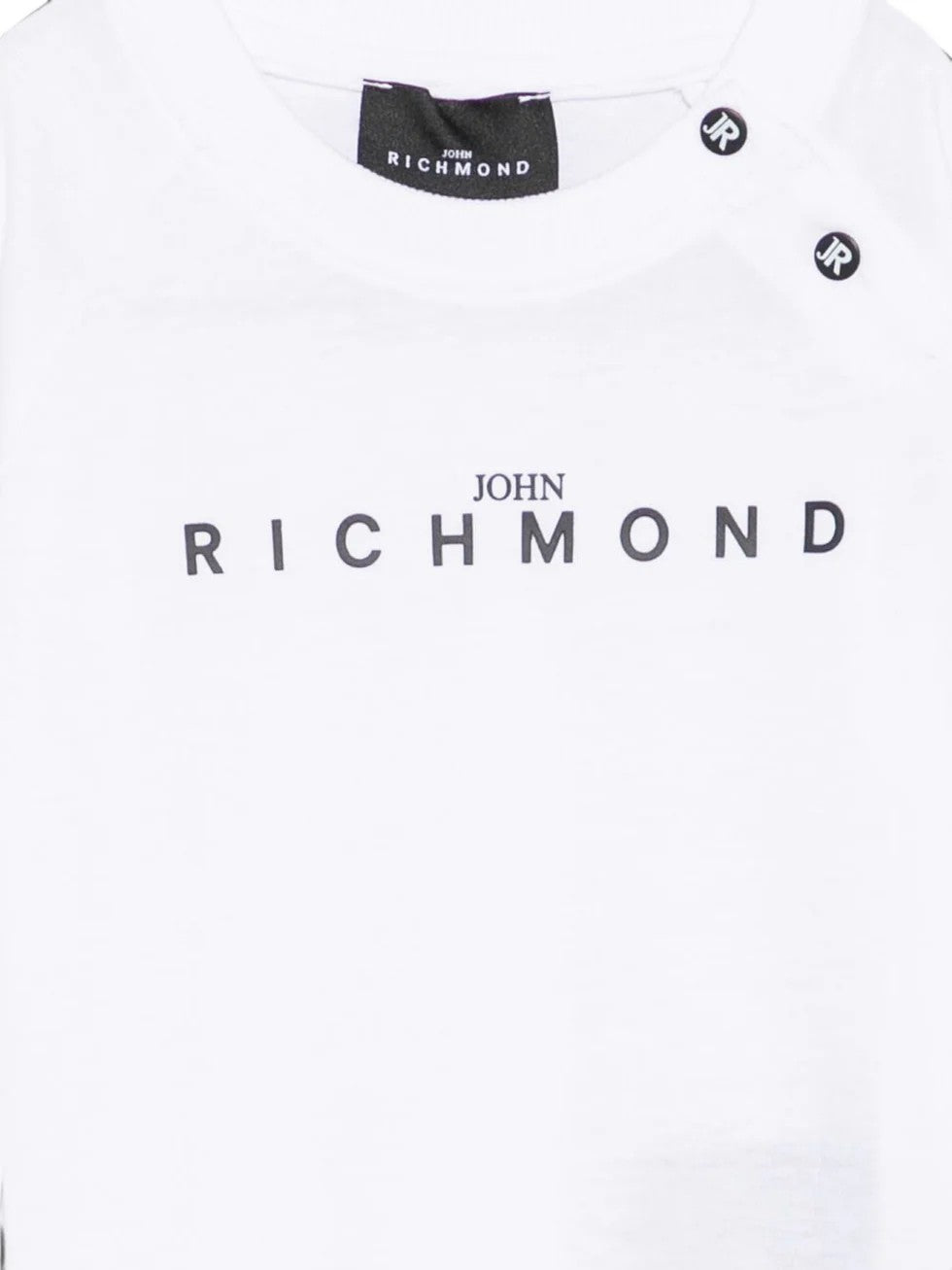 T-shirt con stampa logo sul davanti RIA26006TS WHITE RICHMOND 