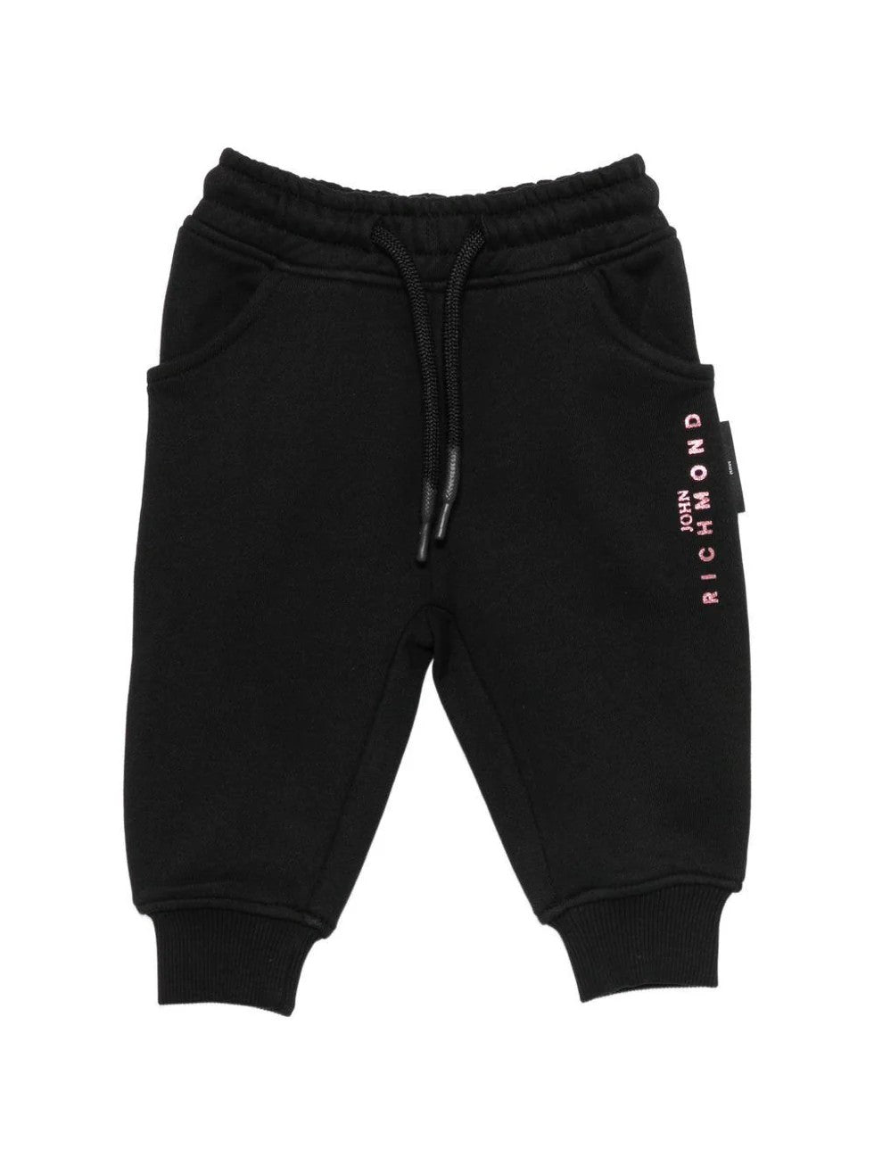 Completo rosa e nero con dettaglio logo RIA26064CF PINKBEG RICHMOND 