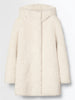 Lamb hood wom jacket