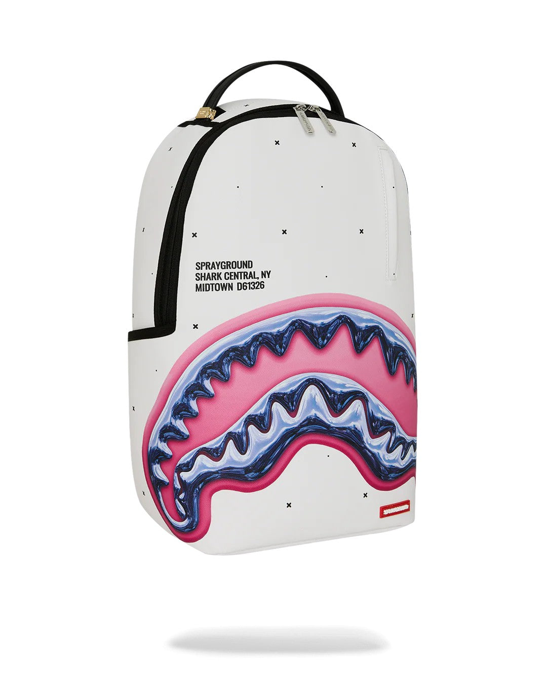 Shark central liquid chrome  backpack 910B8427 NSZ SPRAYGROUND 