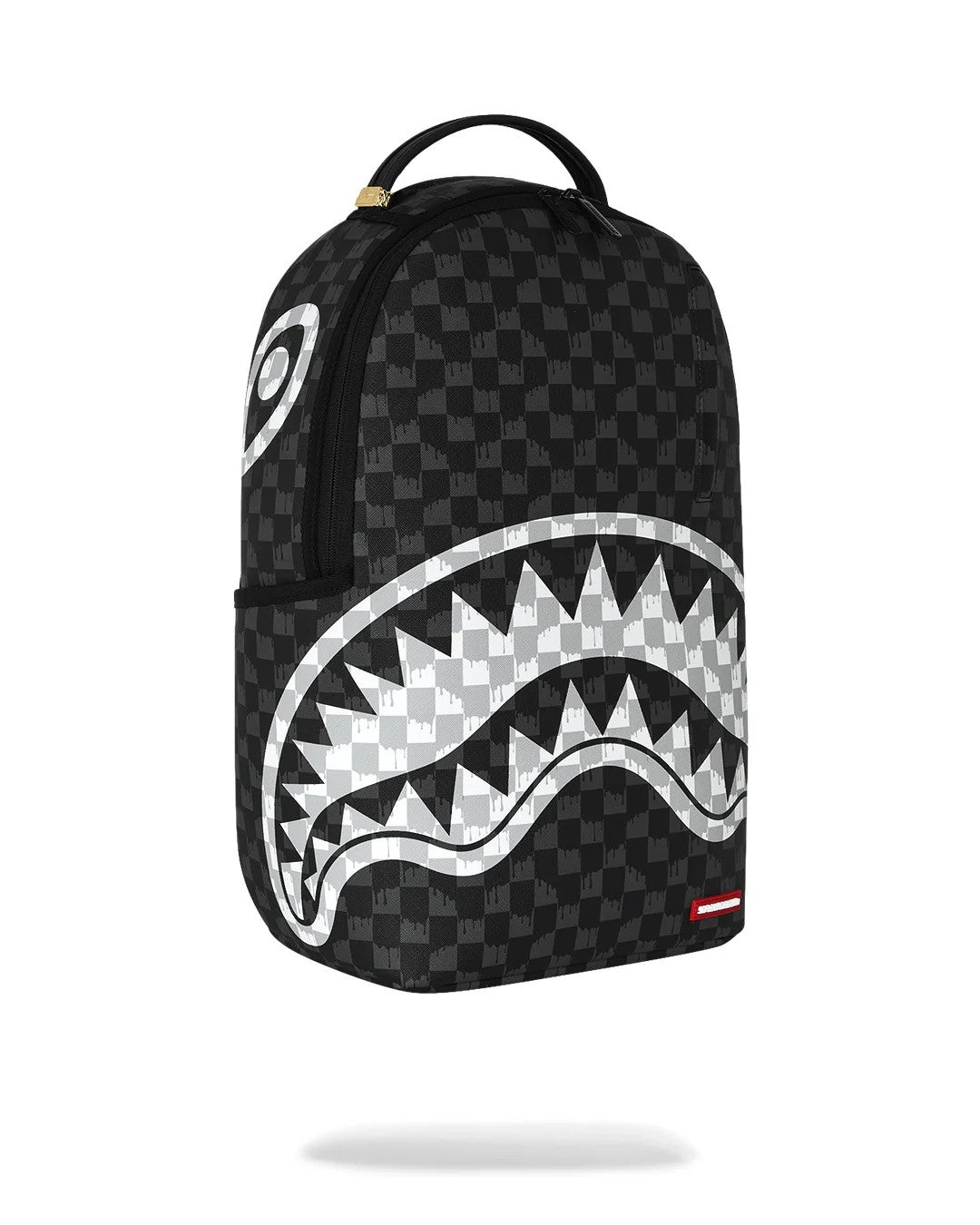 Black and white drip check backpack 910B8553 NSZ SPRAYGROUND 
