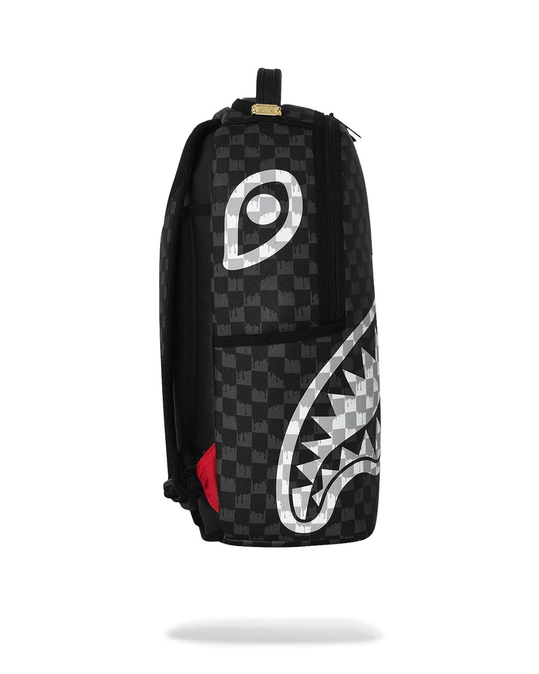 Black and white drip check backpack 910B8553 NSZ SPRAYGROUND 