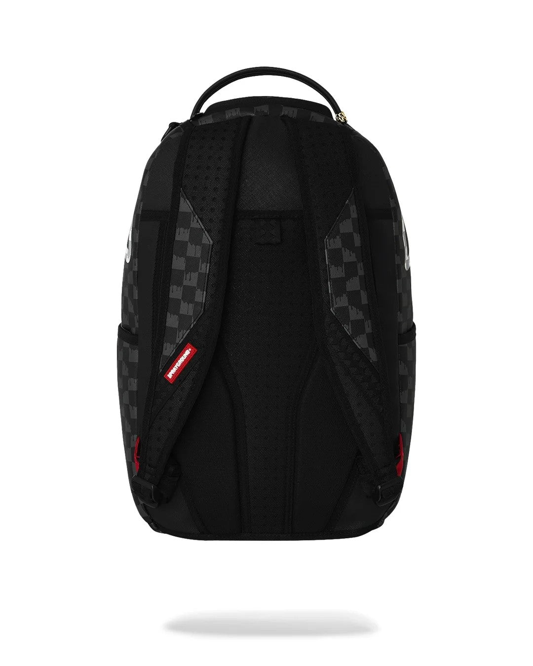 Black and white drip check backpack 910B8553 NSZ SPRAYGROUND 