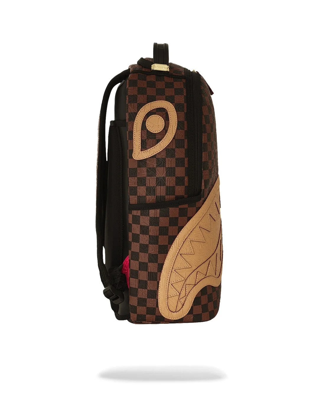 Embossed check brown backpack 910B8592 NSZ SPRAYGROUND 