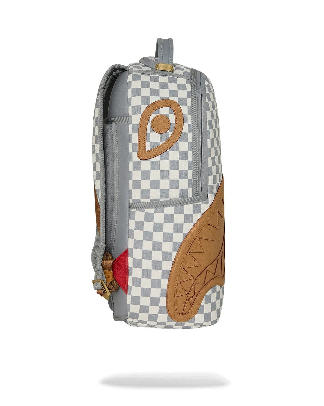 Embossed cream check backpack 910B8593 NSZ SPRAYGROUND 