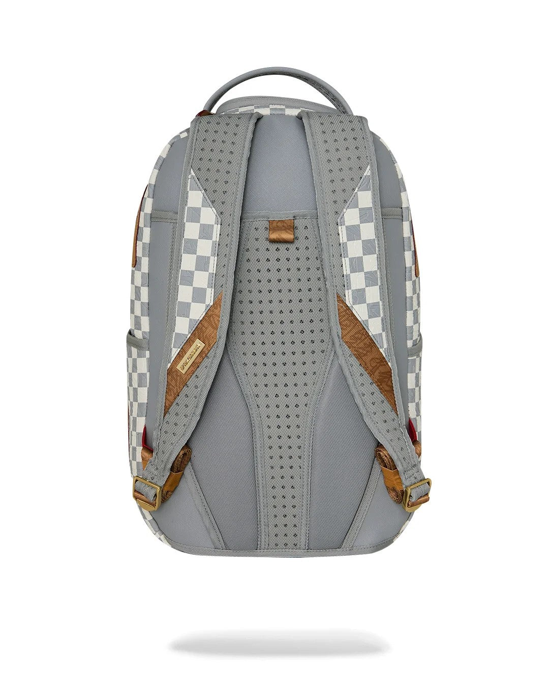 Embossed cream check backpack 910B8593 NSZ SPRAYGROUND 