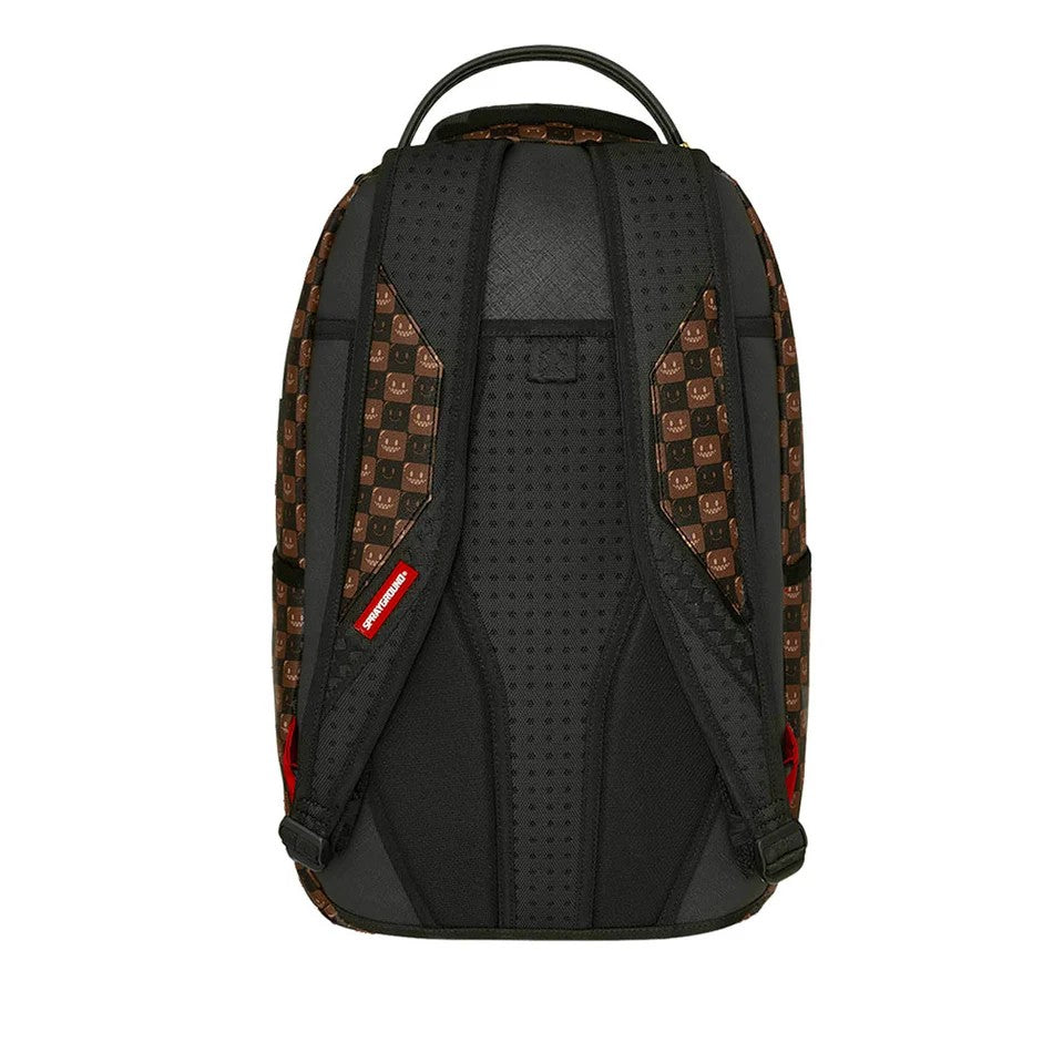 Sharks in Paris wtf bubble brown check backpack 910B8634 NSZ SPRAYGROUND 