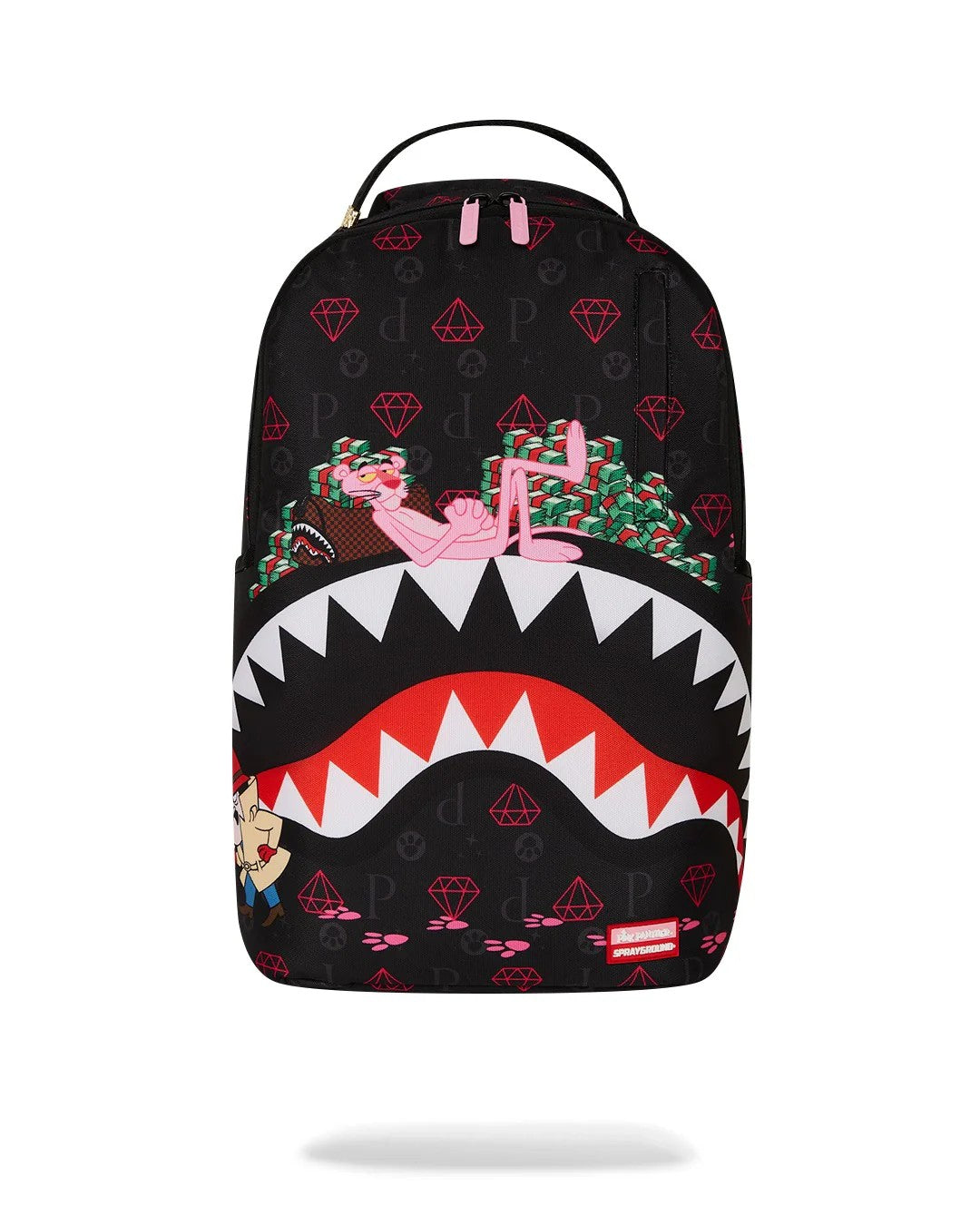 Pink Panther paw prints backpack 910B8860 NSZ SPRAYGROUND 