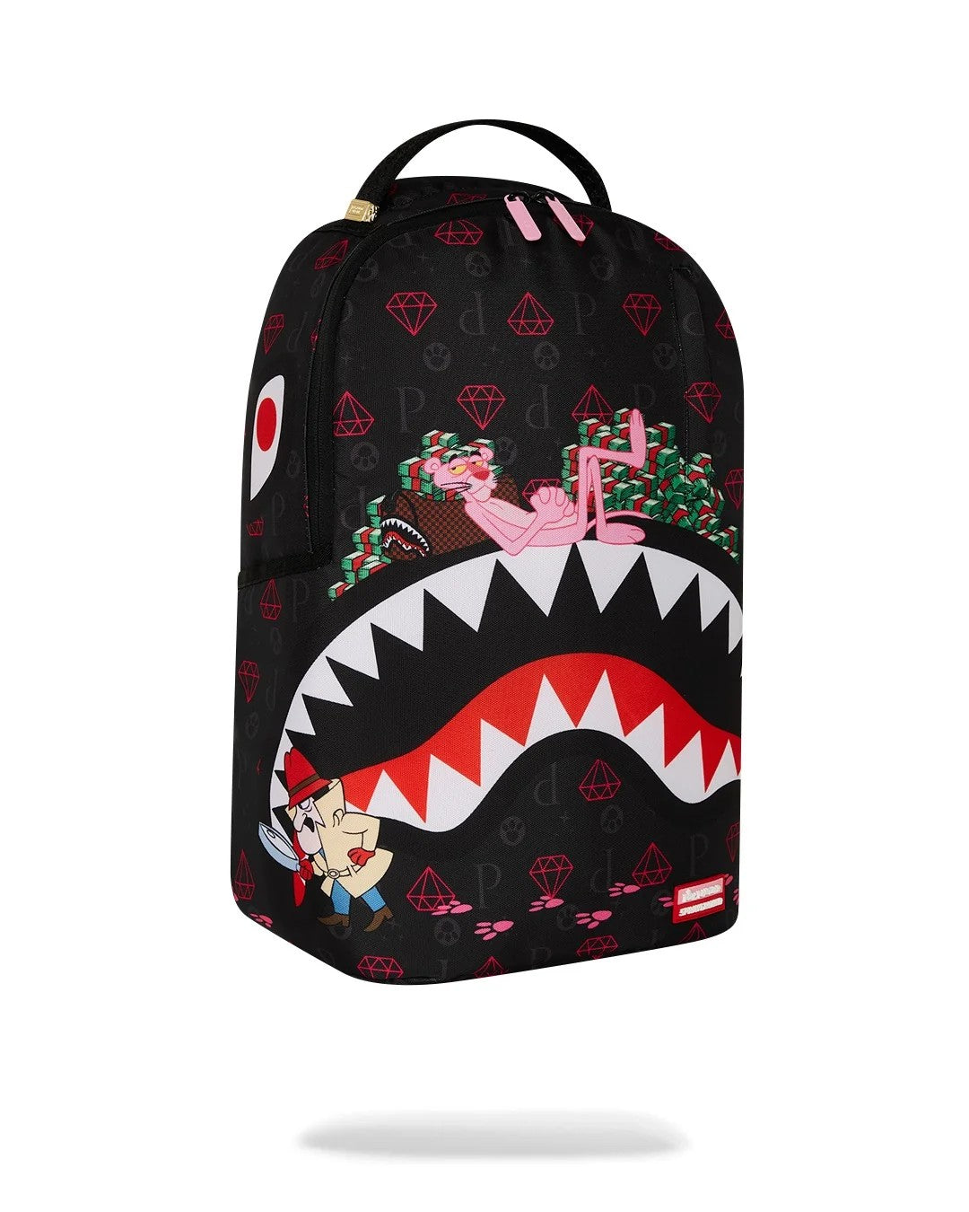 Pink Panther paw prints backpack 910B8860 NSZ SPRAYGROUND 