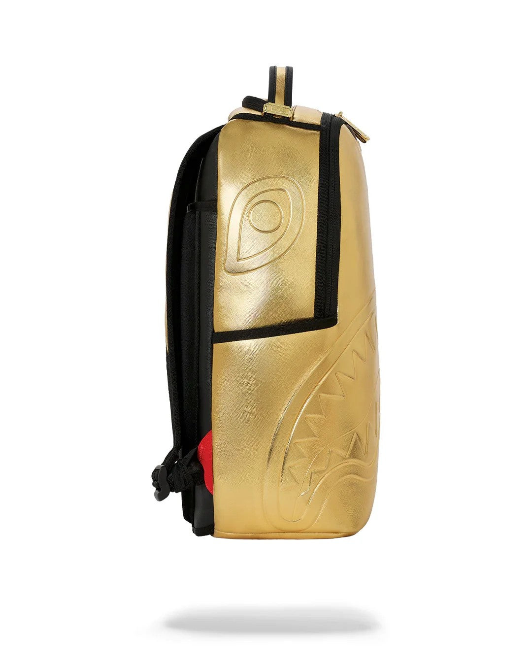 Shark in Paris gold drip backpack 910B9250 NSZ SPRAYGROUND 