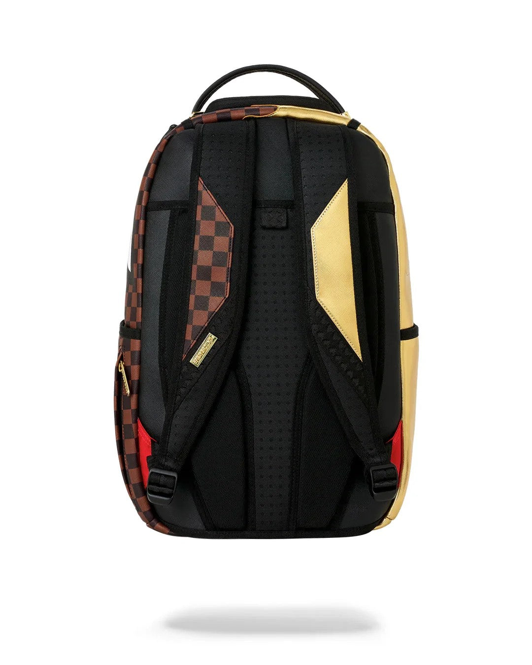 Shark in Paris gold drip backpack 910B9250 NSZ SPRAYGROUND 
