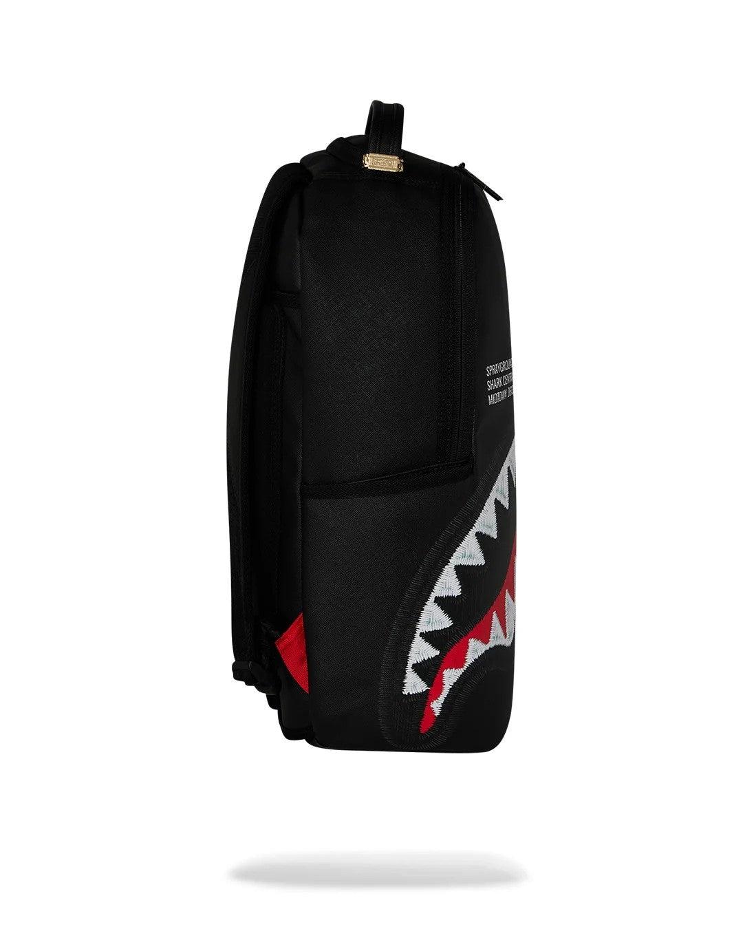 Shark central black embroidered shark backpack 910B9629 NSZ SPRAYGROUND 