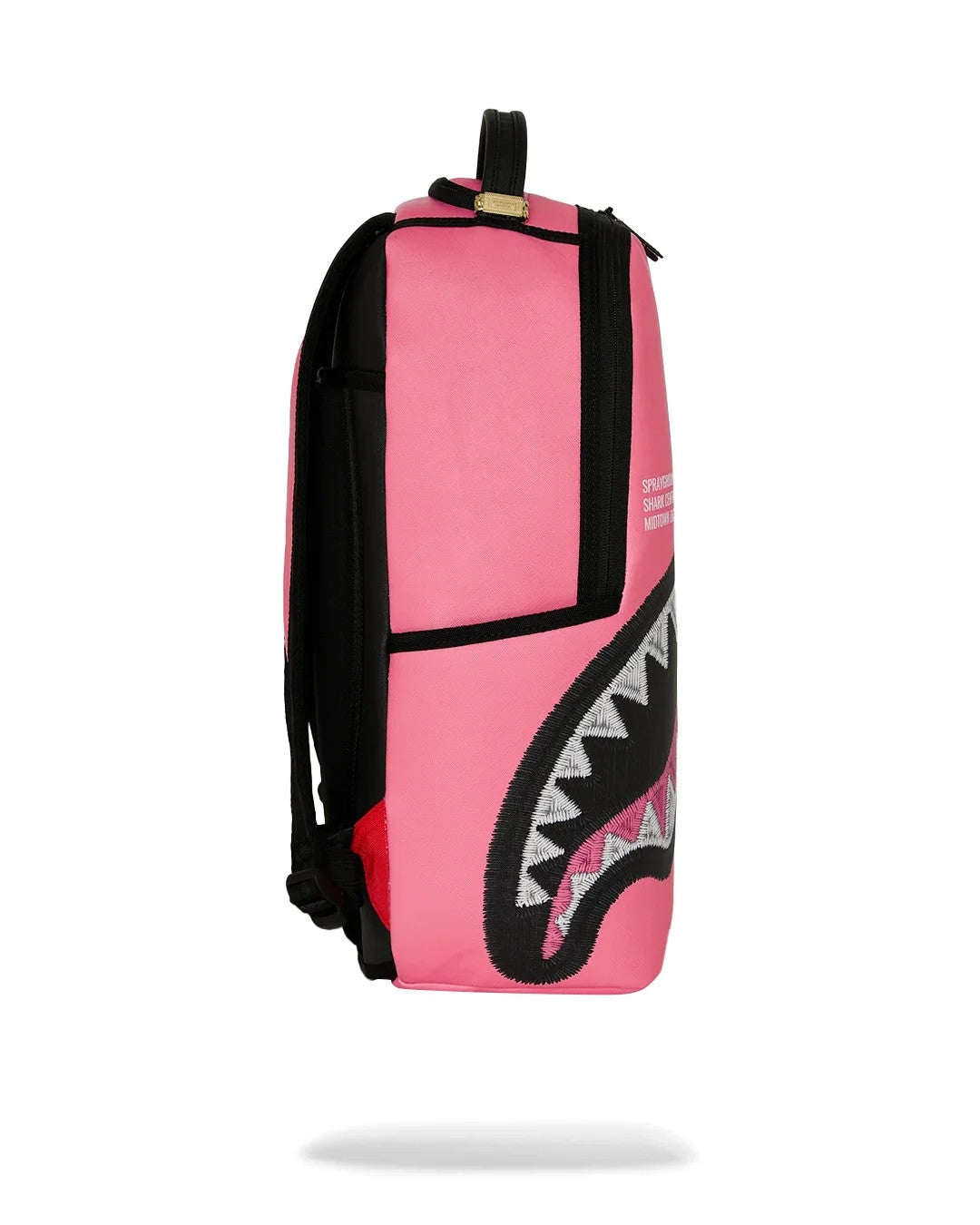 Shark central pink embroidered shark backpack 910B9630 NSZ SPRAYGROUND 