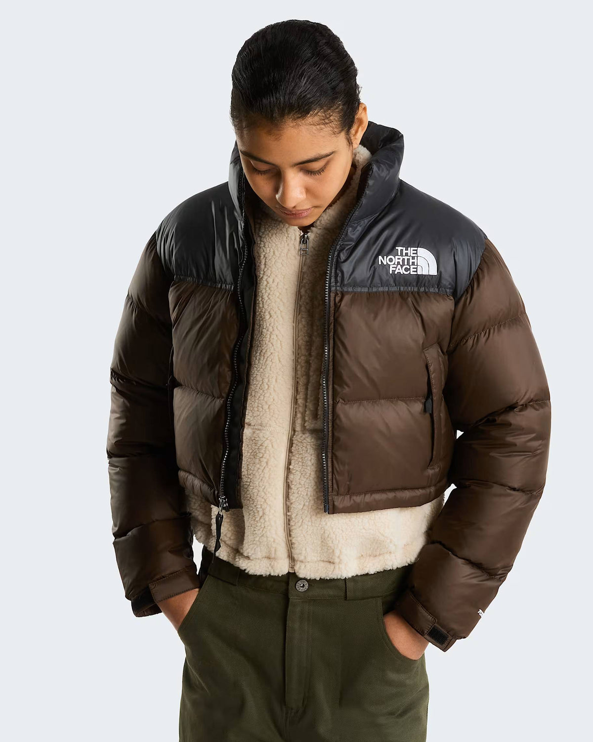 Giacca corta Nuptse NF0A5GGE RM11 THE NORTH FACE 