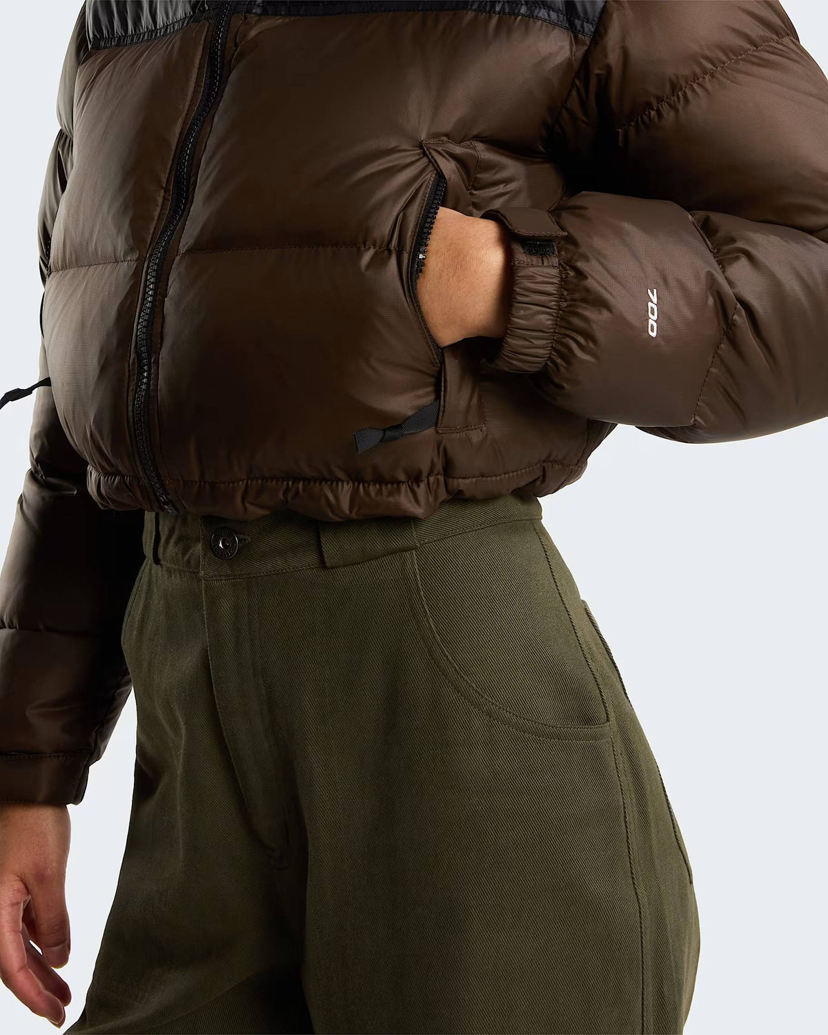 Giacca corta Nuptse NF0A5GGE RM11 THE NORTH FACE 