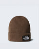 Berretto con risvolto e logo box TNF