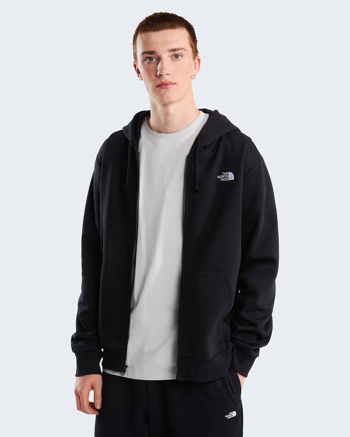 Felpa con cappuccio e cerniera integrale Evolution Simple Dome Regular NF0A8EU1 JK31 THE NORTH FACE 