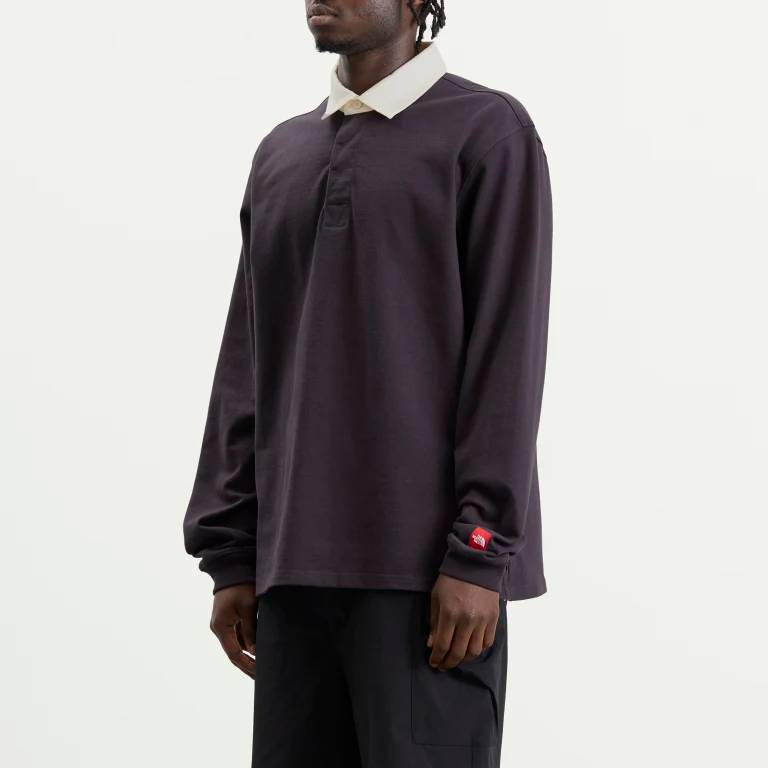 Face Red Box Rugby Shirt NF0A8HDW 0SA1 THE NORTH FACE 