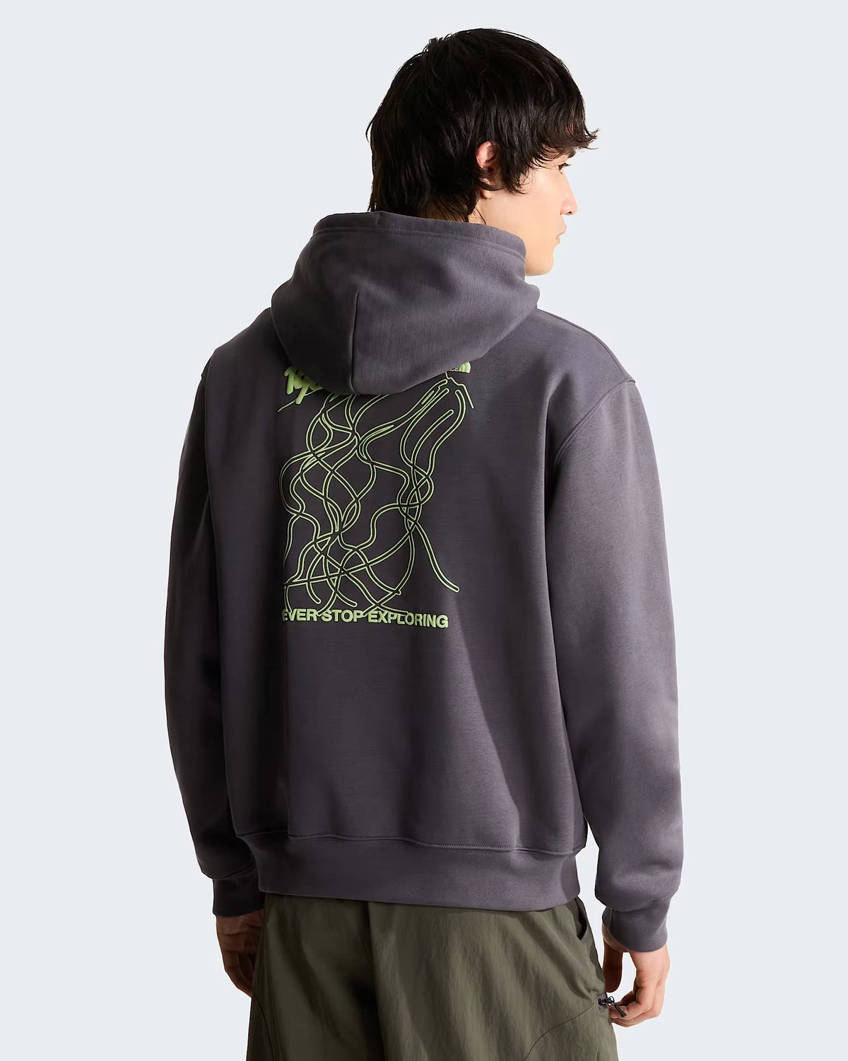 Felpa con cappuccio NSE Slopes Relaxed Graphic unisex NF0A8JA7 RHI1 THE NORTH FACE 