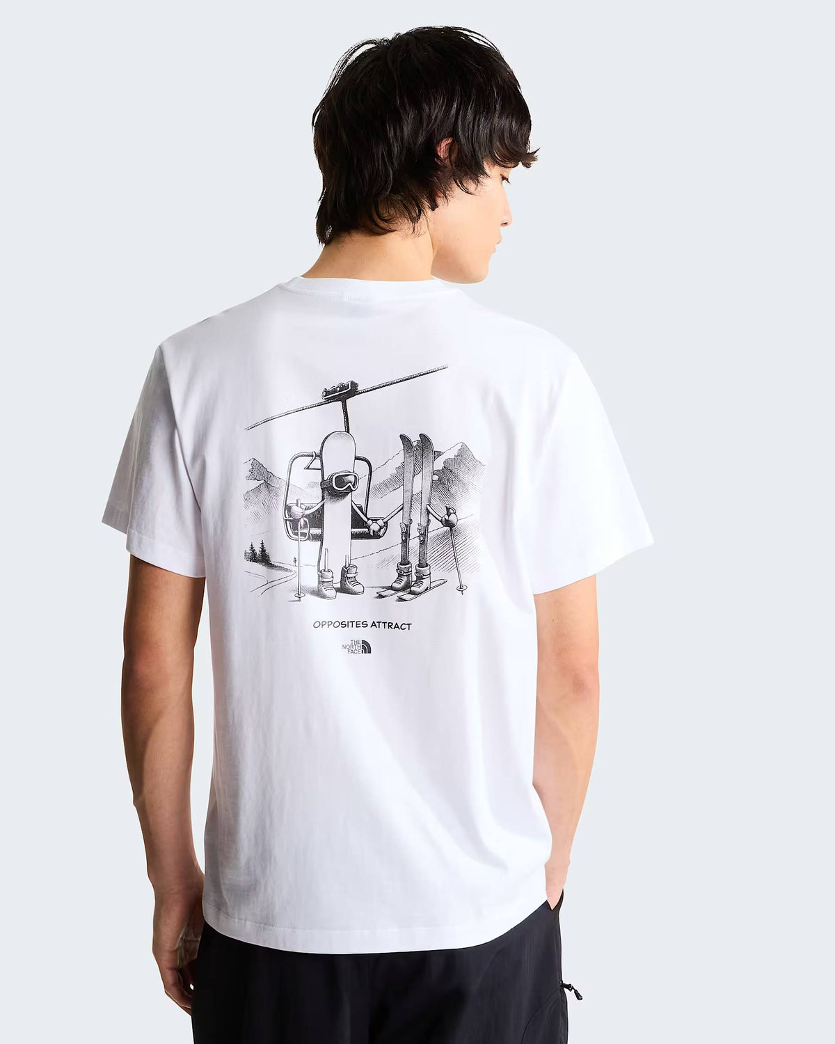 T-shirt Opposites Attract Relaxed Graphic unisex NF0A8JAN FN41 THE NORTH FACE 