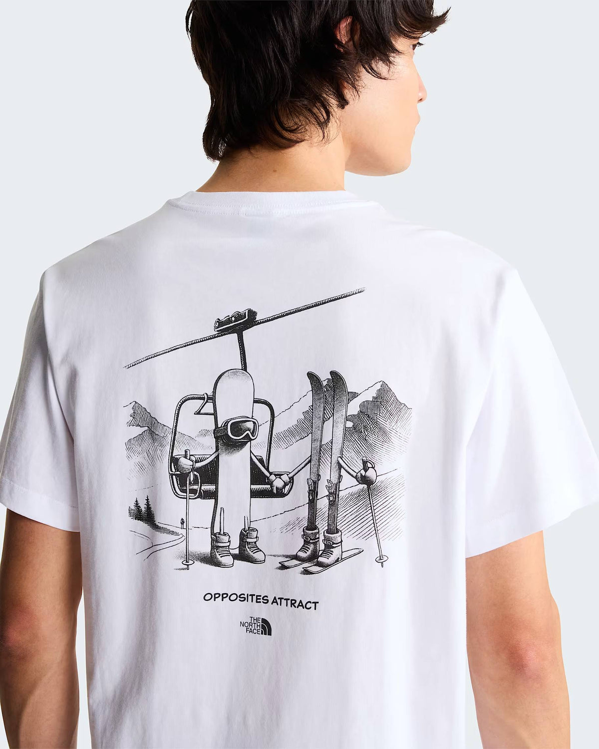 T-shirt Opposites Attract Relaxed Graphic unisex NF0A8JAN FN41 THE NORTH FACE 