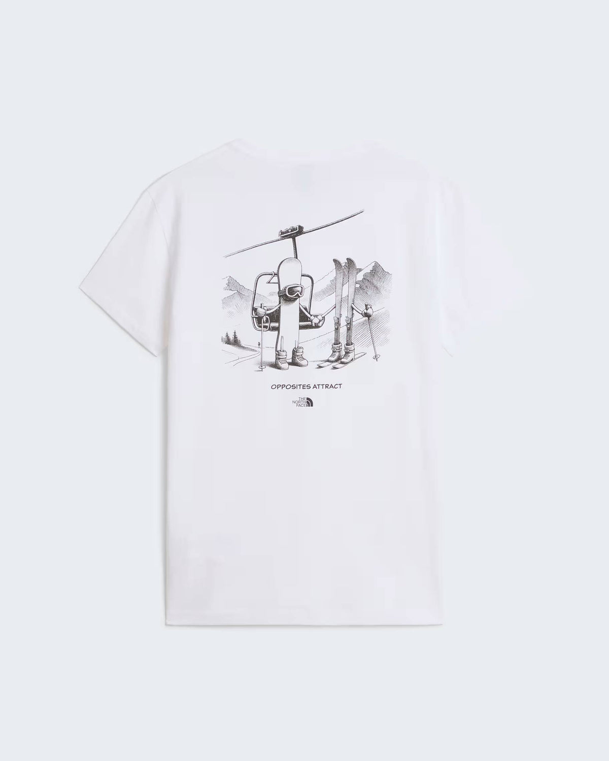 T-shirt Opposites Attract Relaxed Graphic unisex NF0A8JAN FN41 THE NORTH FACE 