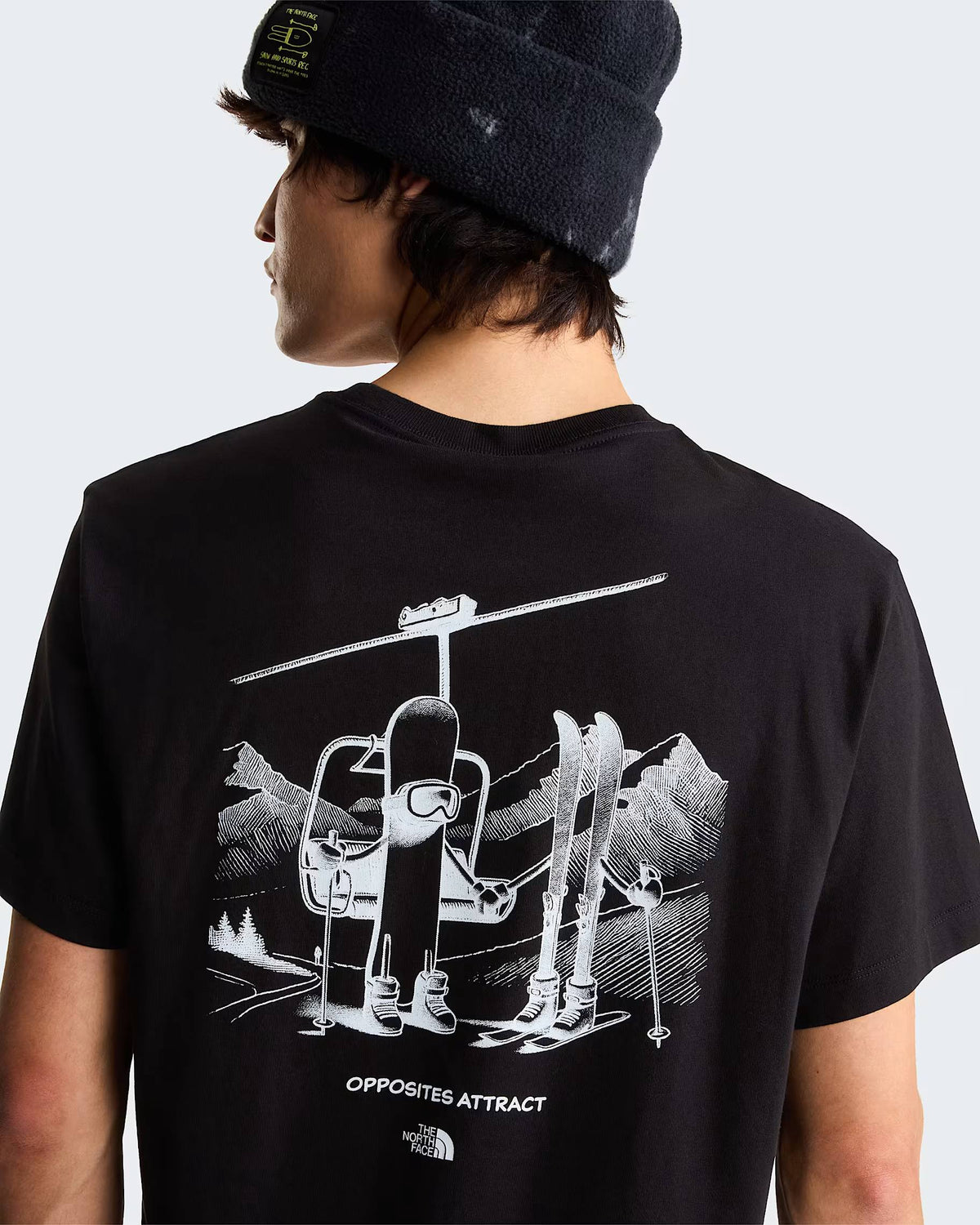 T-shirt Opposites Attract Relaxed Graphic unisex NF0A8JAN JK31 THE NORTH FACE 