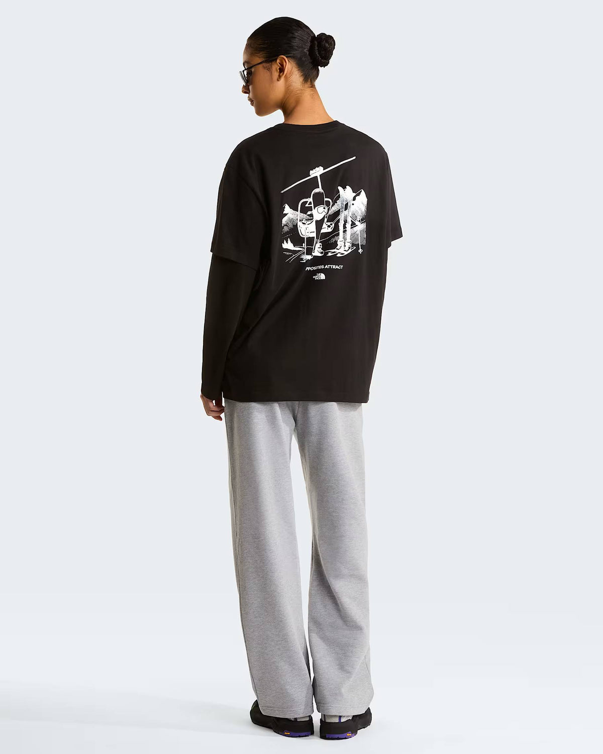 T-shirt Opposites Attract Relaxed Graphic unisex NF0A8JAN JK31 THE NORTH FACE 