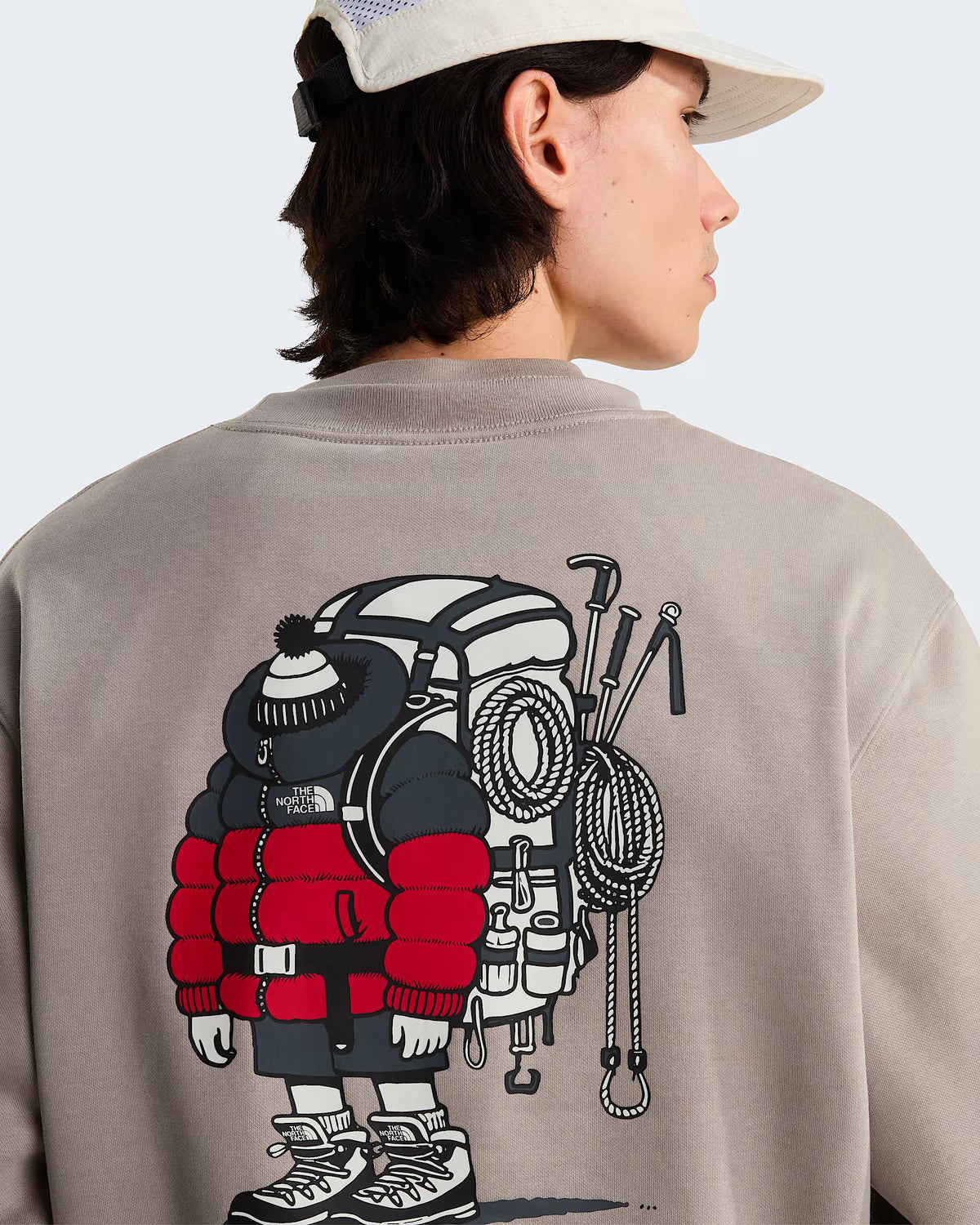 Felpa Gear Up Get Out con grafica unisex NF0A8JB5 2MB1 THE NORTH FACE 