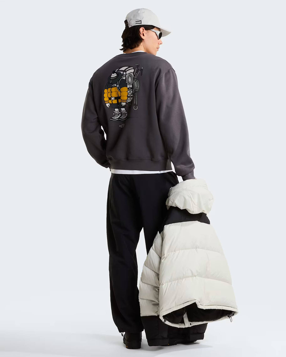 Felpa Gear Up Get Out con grafica unisex NF0A8JB5 RHI1 THE NORTH FACE 