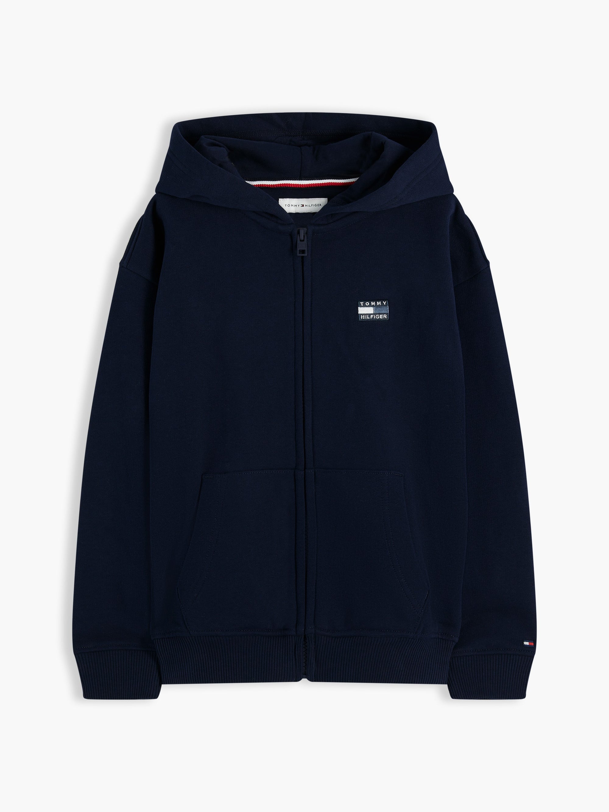 Hoody tonal flag logo KB0KB10553J C1G TOMMY HILFIGER 