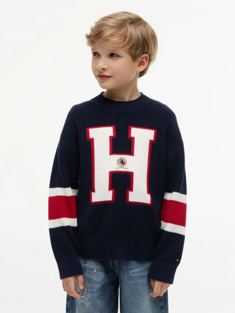 Logo graphic jumper KB0KB10561T C1G TOMMY HILFIGER 