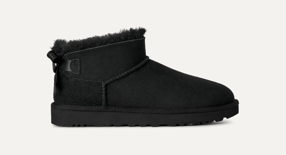 Stivali ultra mini Bailey bow 1185491 BLK UGG 