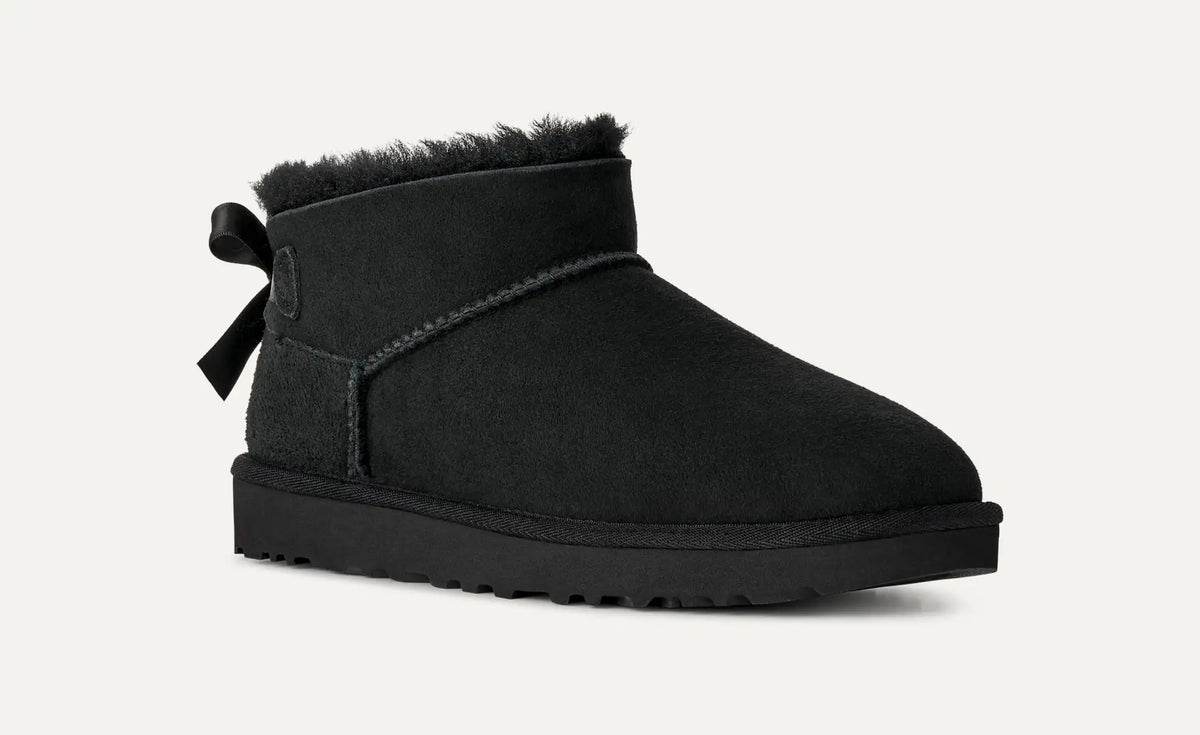 Stivali ultra mini Bailey bow 1185491 BLK UGG 
