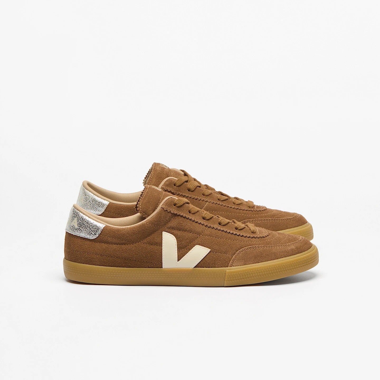 Panenka suede brown pierre silver FU03218 34 VEJA 