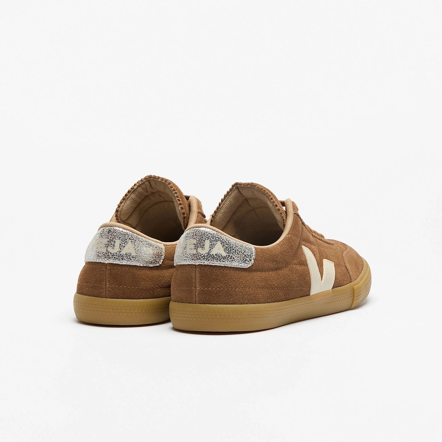 Panenka suede brown pierre silver FU03218 34 VEJA 
