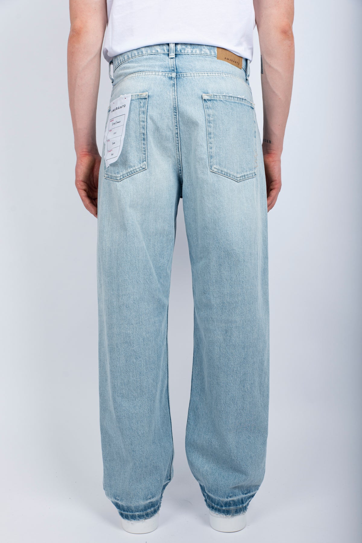 Pantaloni denim Amaranto Uomo B6D0081 ADENIMCH AMARANTO 