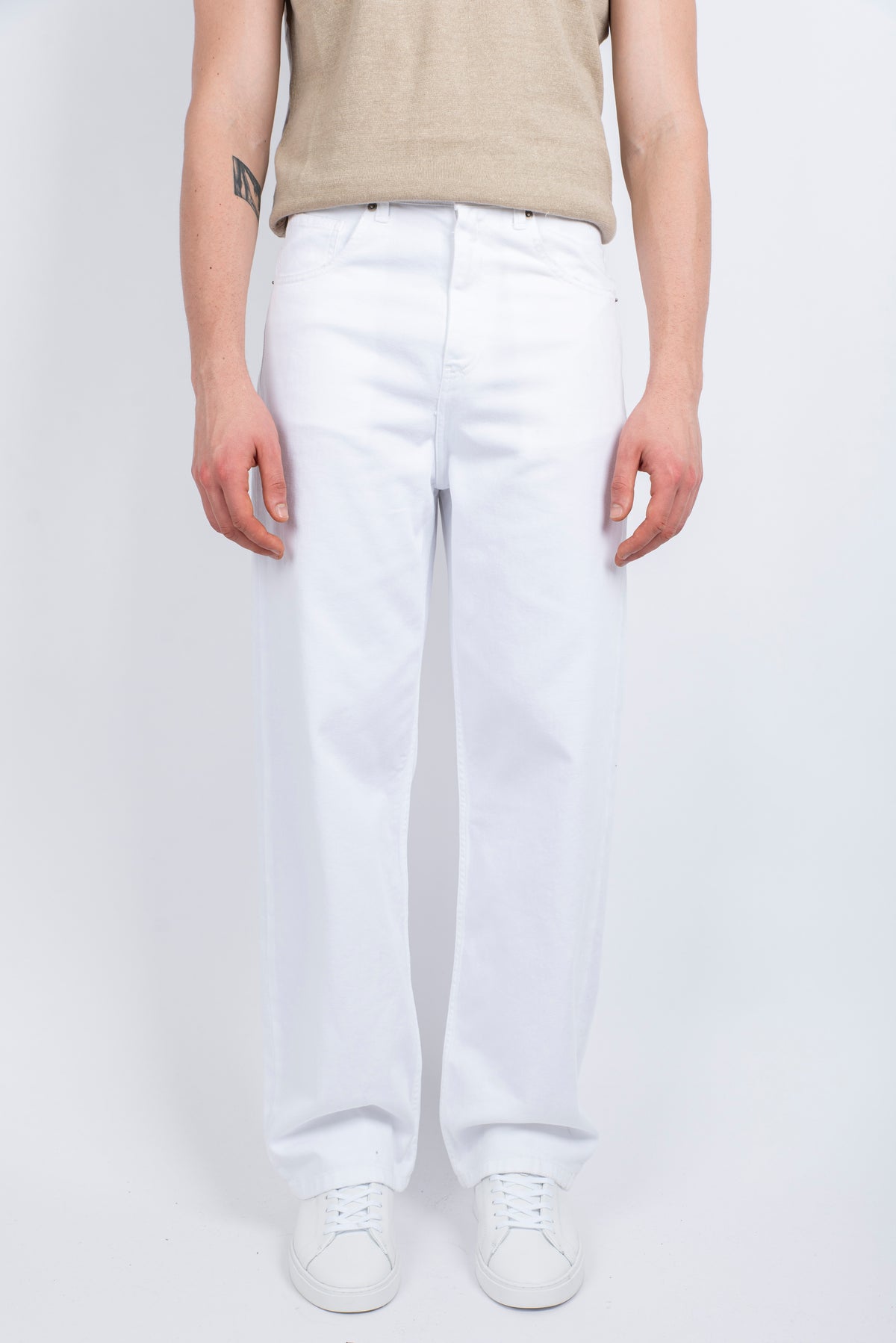 Pantaloni bianco Amaranto Uomo B6D0082 A01 AMARANTO 
