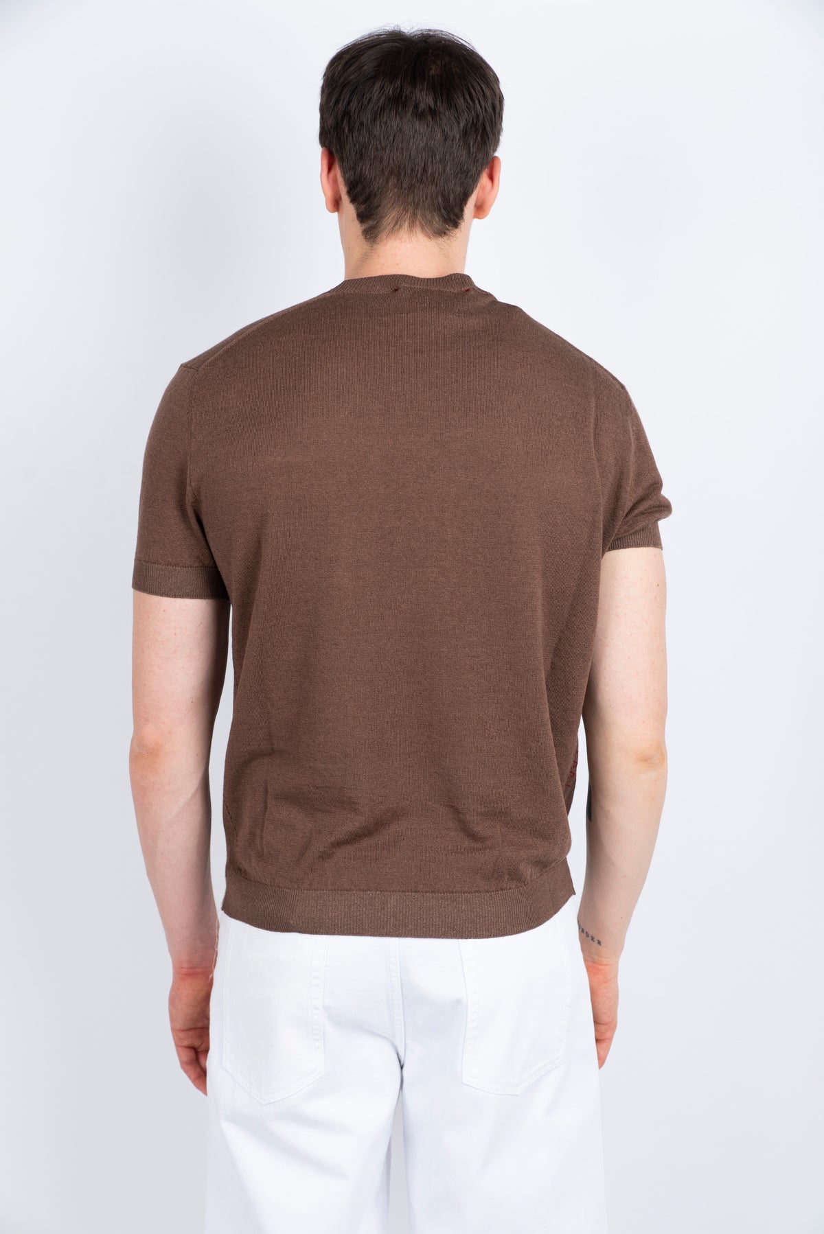 Maglia basic cacao Amaranto Uomo B9D0009 DU64M AMARANTO 