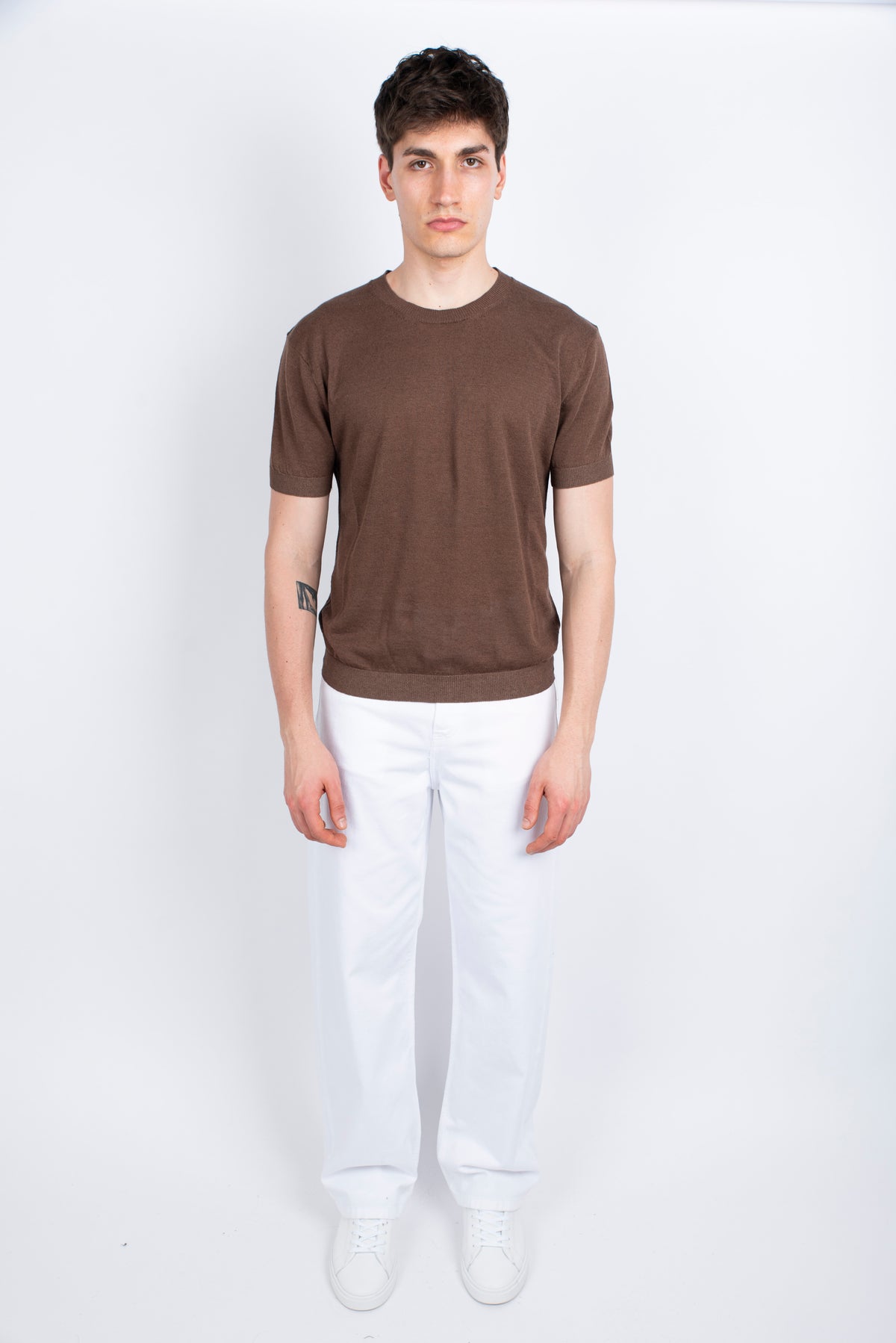 Maglia basic cacao Amaranto Uomo B9D0009 DU64M AMARANTO 