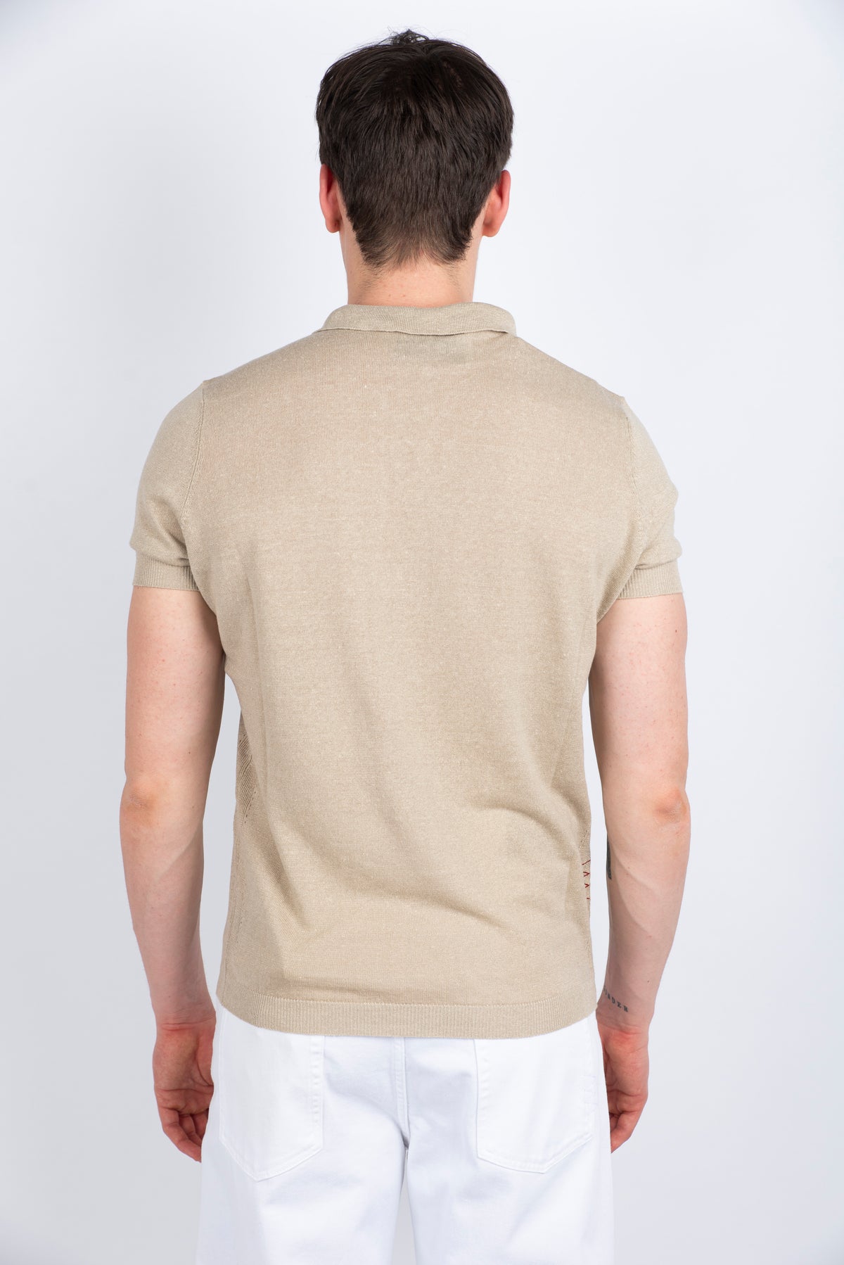 Polo lino Amaranto Uomo B9D0016 DU06M AMARANTO 