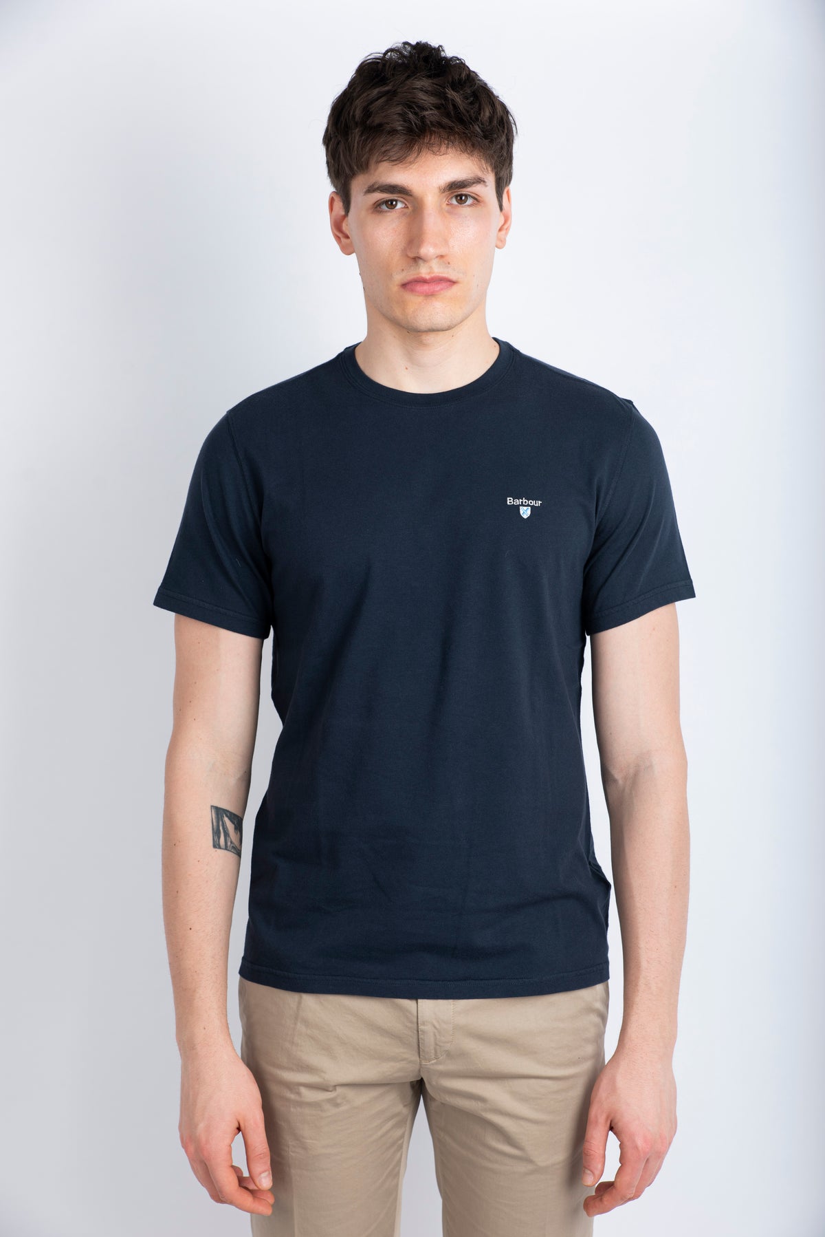 T-Shirt sportiva Tartan New Navy Barbour MTS0670 NY31 BARBOUR 